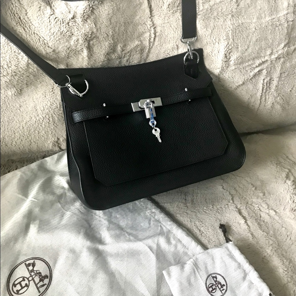 Hermes Jypsiere 34 Bag color Black